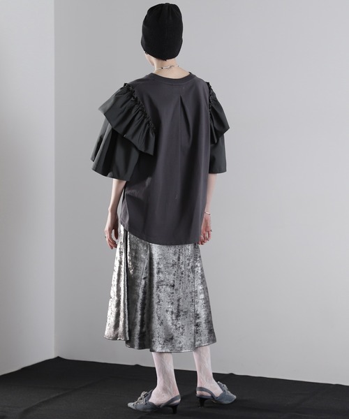 OKIRAKU（オキラク）の「(OKIRAKU×ROSEBUD)ラッフルスリーブ