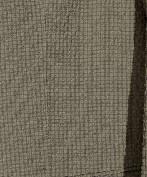 ABAHOUSE GRAY（アバハウスグレイ）の「【QuickDry / セットアップ対応】オニサッカー ジャケット / サマージャケット（テーラードジャケット・メンズ・ブラック/カーキ/ネイビー・46/44/50/48）」の22枚目の写真