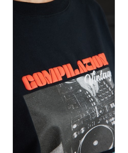 RODEO CROWNS WIDE BOWL（ロデオクラウンズワイドボウル）の「COMPILATION Tシャツ（Tシャツ/カットソー・レディース・オフホワイト/ブルー/ブラック・FREE）」の14枚目の写真