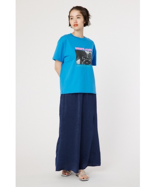 RODEO CROWNS WIDE BOWL（ロデオクラウンズワイドボウル）の「COMPILATION Tシャツ（Tシャツ/カットソー・レディース・オフホワイト/ブルー/ブラック・FREE）」の6枚目の写真