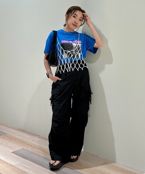 RODEO CROWNS WIDE BOWL（ロデオクラウンズワイドボウル）の「COMPILATION Tシャツ（Tシャツ/カットソー・レディース・オフホワイト/ブルー/ブラック・FREE）」の16枚目の写真