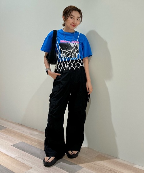 RODEO CROWNS WIDE BOWL（ロデオクラウンズワイドボウル）の「COMPILATION Tシャツ（Tシャツ/カットソー・レディース・オフホワイト/ブルー/ブラック・FREE）」の17枚目の写真