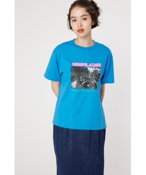 RODEO CROWNS WIDE BOWL（ロデオクラウンズワイドボウル）の「COMPILATION Tシャツ（Tシャツ/カットソー・レディース・オフホワイト/ブルー/ブラック・FREE）」の19枚目の写真