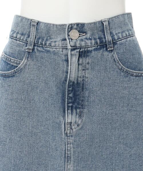 INGNI（イング）の「裾カットオフデニムマイクロミニスカート（デニムスカート・レディース・ライトグレー/ブルー系その他3・FREE）」の6枚目の写真