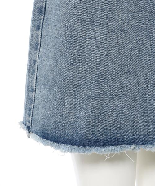 INGNI（イング）の「裾カットオフデニムマイクロミニスカート（デニムスカート・レディース・ライトグレー/ブルー系その他3・FREE）」の10枚目の写真