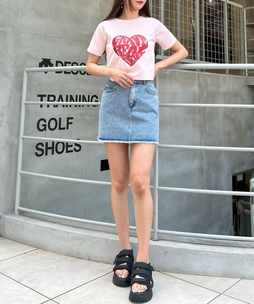 INGNI（イング）の「裾カットオフデニムマイクロミニスカート（デニムスカート・レディース・ライトグレー/ブルー系その他3・FREE）」の20枚目の写真