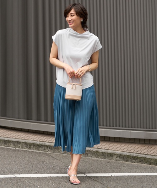 ZAKKA-BOX(ザッカボックス)の「コンビバスケットバッグ(トートバッグ・レディース・ブラック/ライトベージュ・FREE)」の7枚目の写真