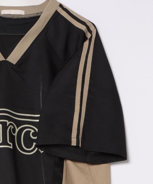 frunco（フランコ）の「ナイロンビッグロゴTシャツ（Tシャツ/カットソー・レディース・ホワイト/ブラック/ネイビー・FREE）」の8枚目の写真