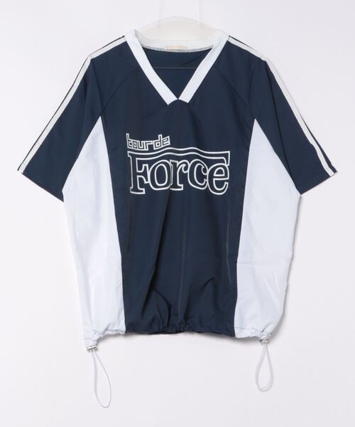 frunco（フランコ）の「ナイロンビッグロゴTシャツ（Tシャツ/カットソー・レディース・ホワイト/ブラック/ネイビー・FREE）」の5枚目の写真