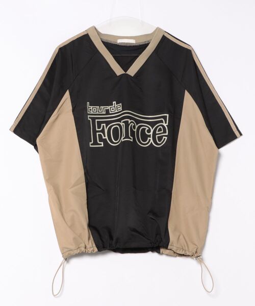 frunco（フランコ）の「ナイロンビッグロゴTシャツ（Tシャツ/カットソー・レディース・ホワイト/ブラック/ネイビー・FREE）」の6枚目の写真