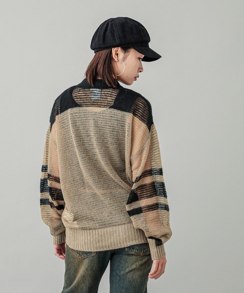 X-girl（エックスガール）の「NEWSBOY CAP（キャスケット・レディース・ブラック/ホワイト・ONE SIZE）」の8枚目の写真