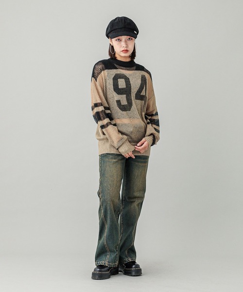 X-girl（エックスガール）の「NEWSBOY CAP（キャスケット・レディース・ブラック/ホワイト・ONE SIZE）」の10枚目の写真