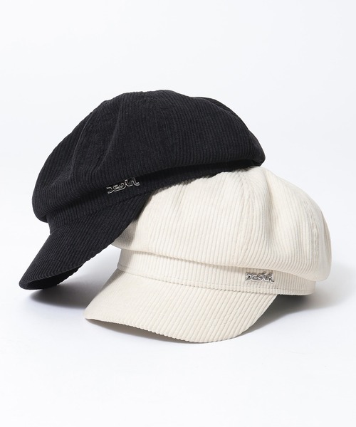 X-girl（エックスガール）の「NEWSBOY CAP（キャスケット・レディース・ブラック/ホワイト・ONE SIZE）」の16枚目の写真