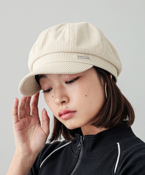 X-girl（エックスガール）の「NEWSBOY CAP（キャスケット・レディース・ブラック/ホワイト・ONE SIZE）」の19枚目の写真