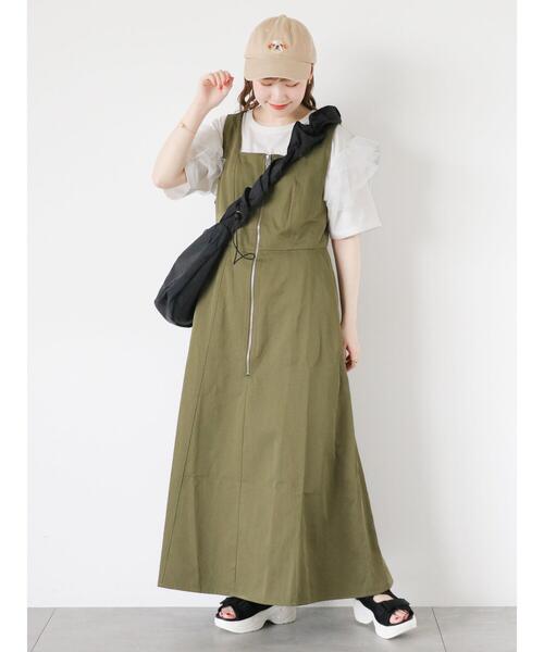 ehka sopo（エヘカソポ）の「袖フリルチュールカットソー（Tシャツ/カットソー・レディース・オフホワイト/ブラック/ピンク・F）」の19枚目の写真