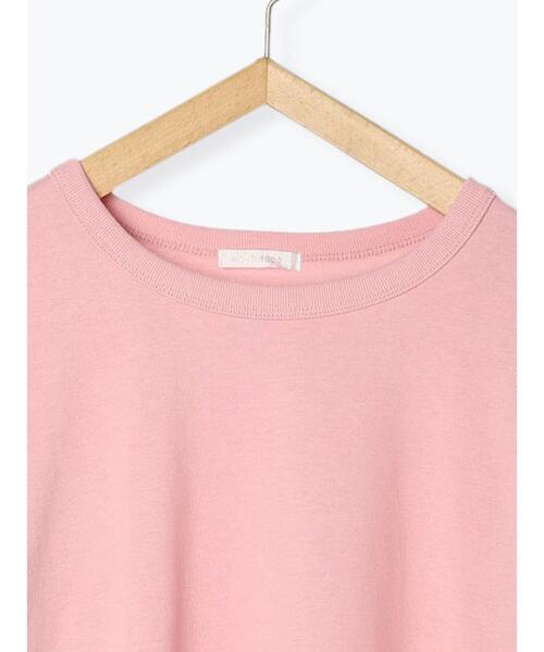 ehka sopo（エヘカソポ）の「袖フリルチュールカットソー（Tシャツ/カットソー・レディース・オフホワイト/ブラック/ピンク・F）」の14枚目の写真