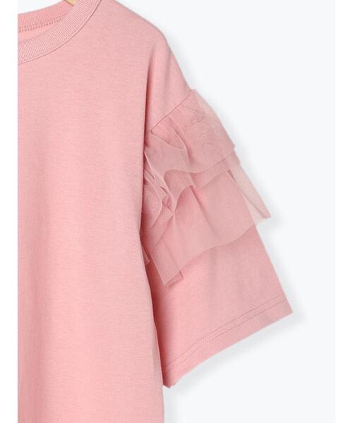 ehka sopo（エヘカソポ）の「袖フリルチュールカットソー（Tシャツ/カットソー・レディース・オフホワイト/ブラック/ピンク・F）」の15枚目の写真