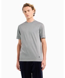 EMPORIO ARMANI（エンポリオアルマーニ）の「【エンポリオ アルマーニ】ASV ストライプTシャツ リヨセル混紡ジャージー（Tシャツ/カットソー・メンズ）」