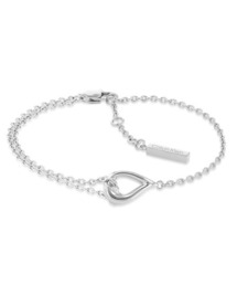 「Calvin Klein/カルバンクライン」スカルプチャード ドロップス - レディース SS ブレスレット