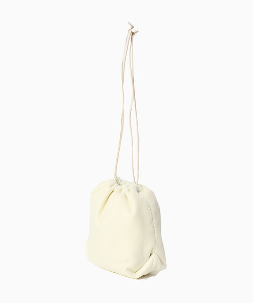 JAMIRAY（ジャミレイ）の「▲JAMIRAY/ジャミレイ VELVET DRAWSTRING PUFFER BAG（ショルダーバッグ・レディース・アイボリー・FREE）」の14枚目の写真