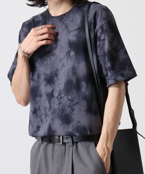 CROSS & STITCH(クロスステッチ)の「CROSS & STITCH 6.2オンス タイダイ 半袖 Tシャツ(Tシャツ/カットソー・メンズ・ブラック/ピンク/オレンジ/ネイビー・M/L/XXL/XL)」の8枚目の写真