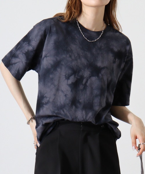CROSS & STITCH(クロスステッチ)の「CROSS & STITCH 6.2オンス タイダイ 半袖 Tシャツ(Tシャツ/カットソー・メンズ・ブラック/ピンク/オレンジ/ネイビー・M/L/XXL/XL)」の10枚目の写真