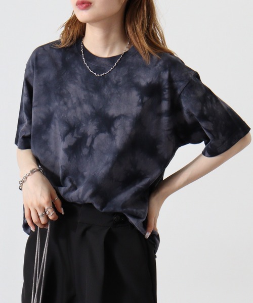 CROSS & STITCH(クロスステッチ)の「CROSS & STITCH 6.2オンス タイダイ 半袖 Tシャツ(Tシャツ/カットソー・メンズ・ブラック/ピンク/オレンジ/ネイビー・M/L/XXL/XL)」の11枚目の写真
