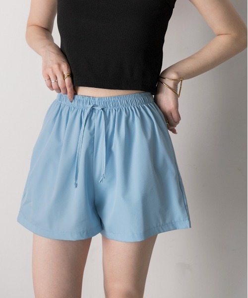 ad thie(アドティエ)の「ドローストリング ショートパンツ(その他パンツ・レディース・ライトブルー/ブラック・FREE)」の15枚目の写真