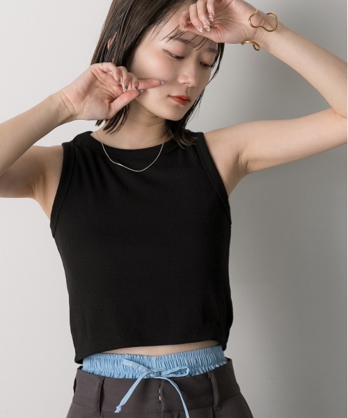 ad thie(アドティエ)の「ドローストリング ショートパンツ(その他パンツ・レディース・ライトブルー/ブラック・FREE)」の12枚目の写真