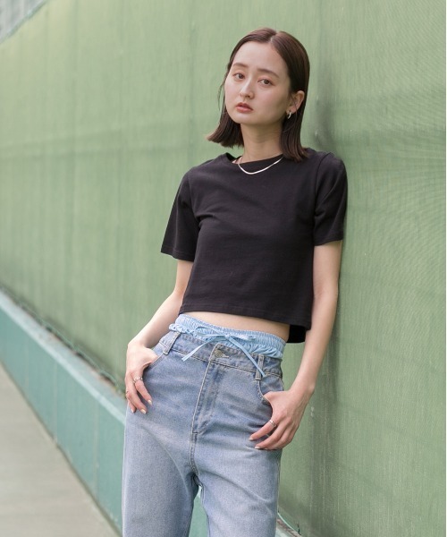ad thie(アドティエ)の「ドローストリング ショートパンツ(その他パンツ・レディース・ライトブルー/ブラック・FREE)」の10枚目の写真