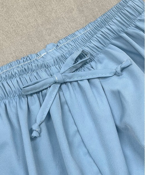 ad thie(アドティエ)の「ドローストリング ショートパンツ(その他パンツ・レディース・ライトブルー/ブラック・FREE)」の7枚目の写真