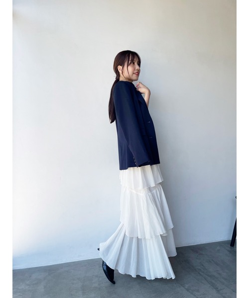 SNIDEL(スナイデル)の「ダブルジャケット(その他アウター・レディース・ネイビー/その他/ベージュ・1/0)」の5枚目の写真