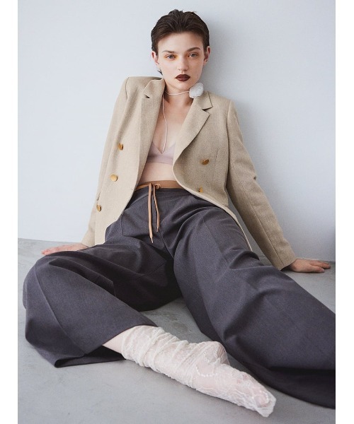 【定価¥17,930】今季！SNIDEL ダブルジャケット SNIDEL（スナイデル）の「ジョーゼットダブルジャケット