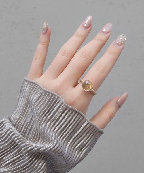 blackdia ocean（ブラックダイヤオーシャン）の「blackdia ocean ジルコニアクォーツリング（リング・レディース・ローズ/クリア/シャンパン/ブルー系その他2/ブルー系その他/パープル系その他/レッド系その他/グリーン系その他/ブラック/エメラルド/ライトグリーン系・15号/18号/13号/11号）」の10枚目の写真