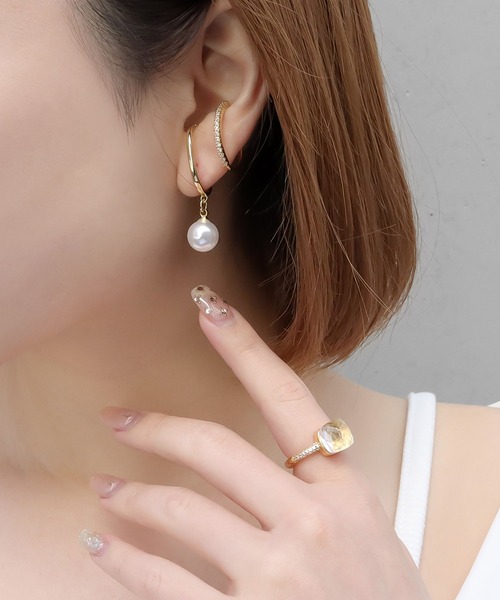 blackdia ocean（ブラックダイヤオーシャン）の「blackdia ocean ジルコニアクォーツリング（リング・レディース・ローズ/クリア/シャンパン/ブルー系その他2/ブルー系その他/パープル系その他/レッド系その他/グリーン系その他/ブラック/エメラルド/ライトグリーン系・15号/18号/13号/11号）」の14枚目の写真