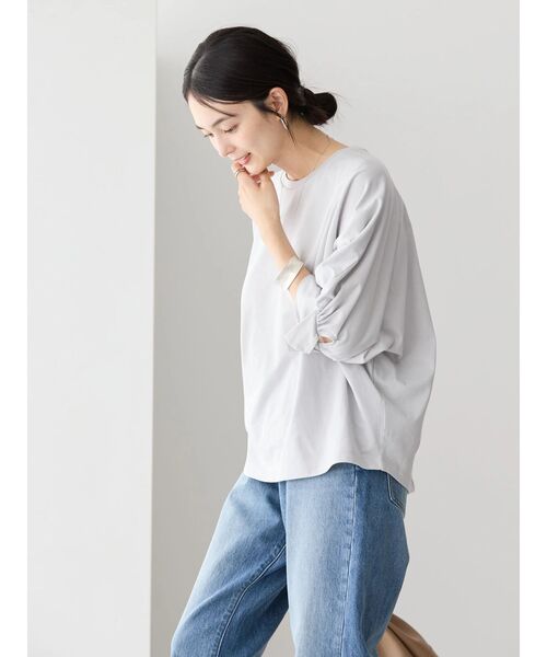 セール】接触冷感5分袖ドルマンカットプルオーバー（Tシャツ