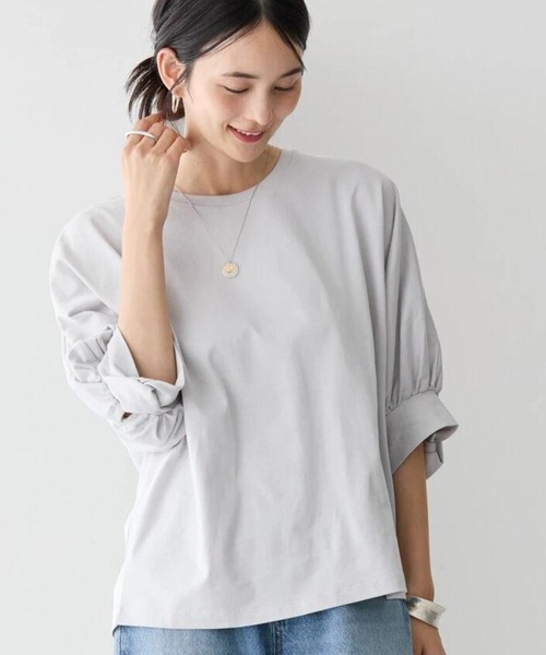 セール】接触冷感5分袖ドルマンカットプルオーバー（Tシャツ