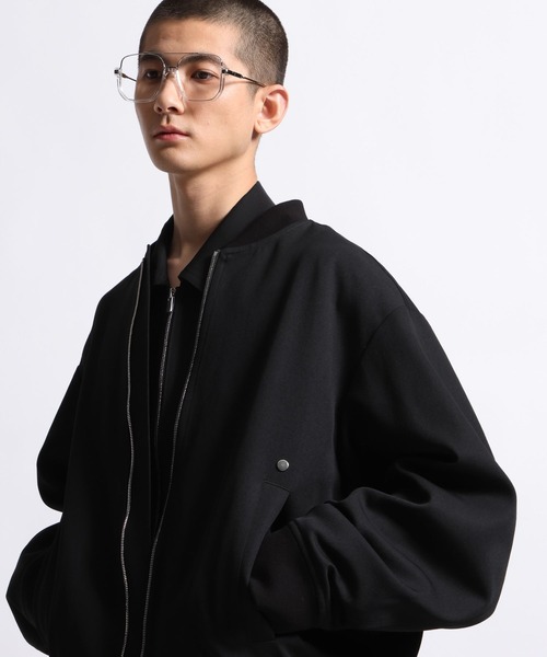 ウールギャバボンバージャケット（ブルゾン）｜STERNBERG