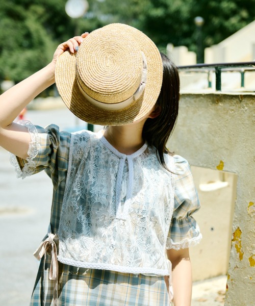 kutir（クティール）の「【クティールとレトロ】サイドリボンレースベスト（ベスト・レディース・オフホワイト/アイボリー/ブルー・FREE）」の20枚目の写真