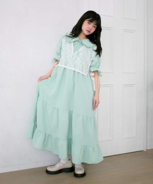 kutir（クティール）の「【クティールとレトロ】サイドリボンレースベスト（ベスト・レディース・オフホワイト/アイボリー/ブルー・FREE）」の12枚目の写真