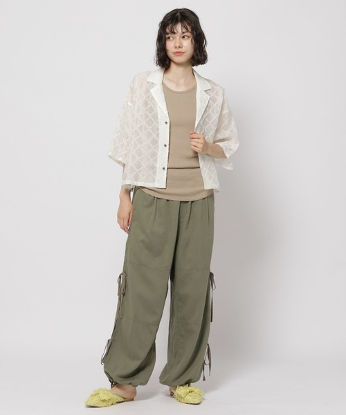 niko and...(ニコアンド)の「シアージャガードシャツ(シャツ/ブラウス・レディース・ブルー/ホワイト/ブラック・FREE)」の10枚目の写真