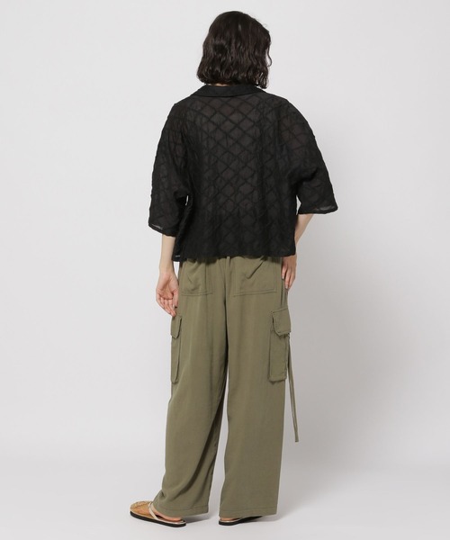 niko and...(ニコアンド)の「シアージャガードシャツ(シャツ/ブラウス・レディース・ブルー/ホワイト/ブラック・FREE)」の13枚目の写真