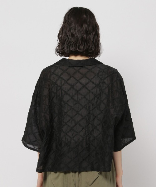 niko and...(ニコアンド)の「シアージャガードシャツ(シャツ/ブラウス・レディース・ブルー/ホワイト/ブラック・FREE)」の18枚目の写真