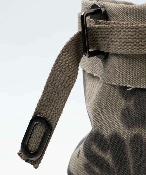 Figments（フィグメンツ）の「キャンバスブーツ（ブーツ・レディース・カーキ/ブラック・MEDIUM/SMALL）」の7枚目の写真