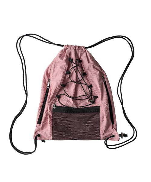 WISH FOR EVER（ウィッシュフォーエバー）の「ASSORT DRAW CORD KNAPSACK/アソートドローコードナップサック（バックパック/リュック・メンズ・ブラック/ライトブルー/グレー/ブルー/シルバー/イエロー/ブラウン/カーキ/イエロー系その他/イエロー系その他2/ダークブラウン/レッド/ダークブルー/パープル/グレー系その他/ピンク系その他/ブラック系その他/ブルー系その他/グレー系その他2/ブルー系その他2/マルチ/オレンジ/ライトグリーン/ボルドー/ピンク/ネイビー系/レッド系/ブラウン系・FREE）」の21枚目の写真