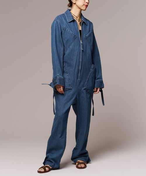美品　IENA LA BOUCLE デザインベロアオールインワン　日本製 美品 IENA LA BOUCLE デザインベロアオールインワン 日本製