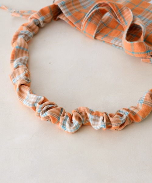 BIRTHDAY BAR（バースデイバー）の「【SAHIR サヒール】2WAY Shoulder Shirring Totebag（トートバッグ・レディース・オレンジ/イエロー・フリー）」の18枚目の写真