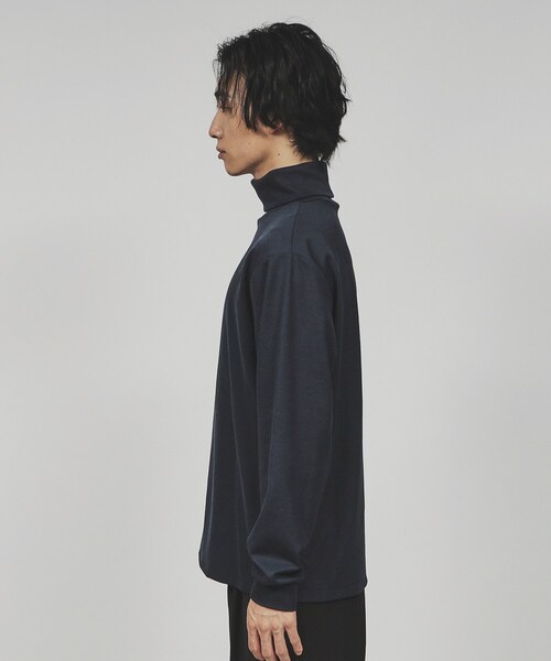 tk.TAKEO KIKUCHI（ティーケータケオキクチ）の「スマートタートルネックプルオーバー（Tシャツ/カットソー・メンズ・ホワイト/ブラック/ネイビー・03/02/01）」の6枚目の写真
