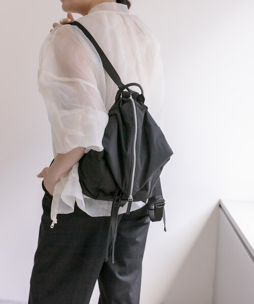 【セール】【c/est（シーエ）】ロングコード/センタージップミニリュック/バックパック（バックパック/リュック）｜ear PAPILLONNER（イアパピヨネ）