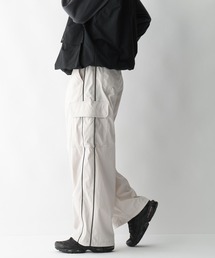 jumpit | 【jumpit】パイピングサイドライン/ナイロンカーゴ/パラシュートパンツ(カーゴパンツ)